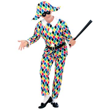 Harlekinkostume til herrer