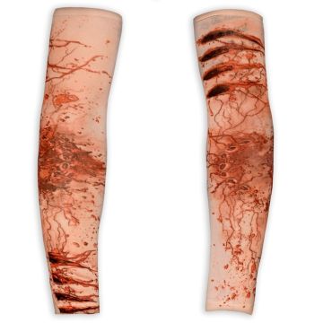 Realistiske blodige armsleeves sår & flænger
