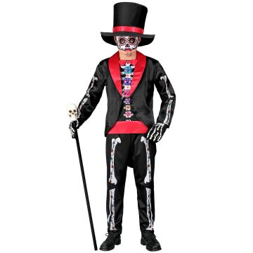 Dia de los Muertos kostume til drenge