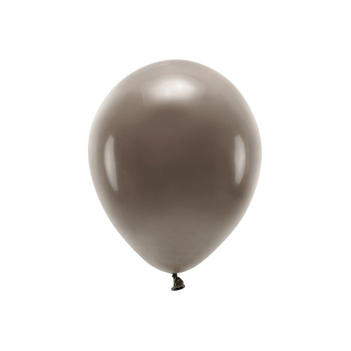 Pastel brune balloner 10x - 30 cm