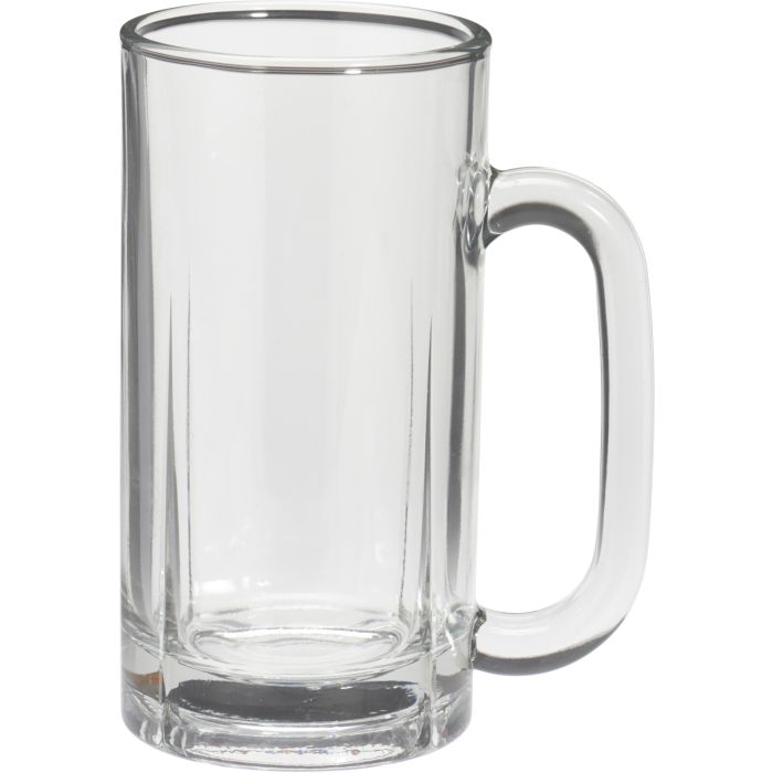 Ølkrus i klart glas 550 ml