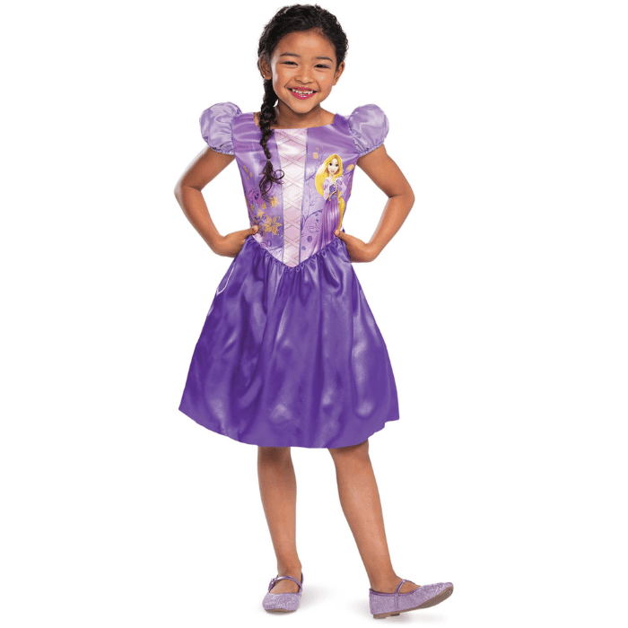 Disney® To på Flugt Rapunzel kostume til børn
