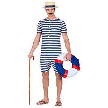 Retro badedragt kostume til herrer