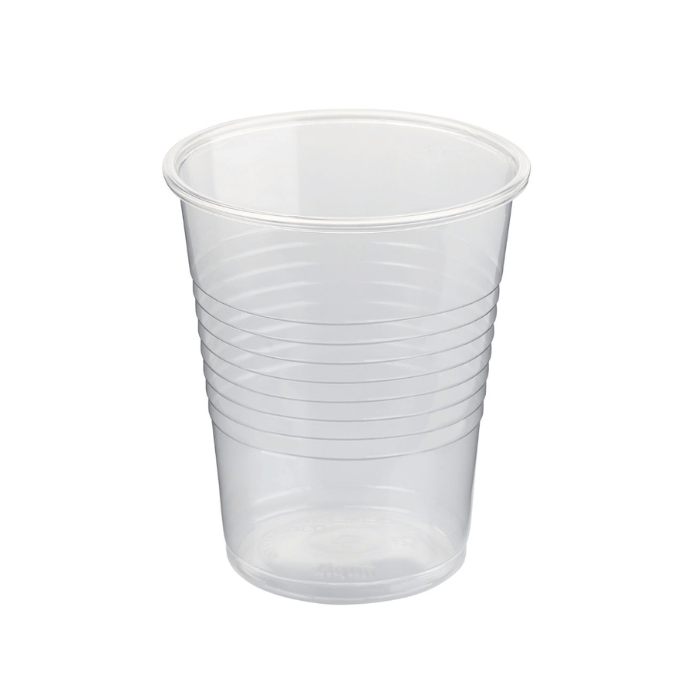 0,2 liter plastikkrus 100x transparent