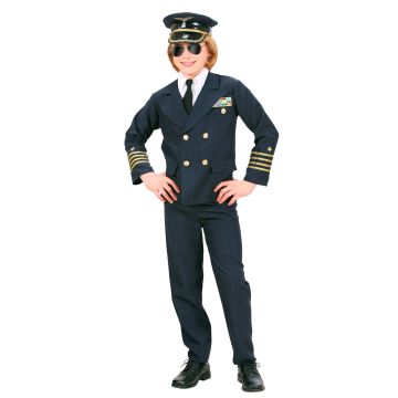 Flot pilotuniform til børn - 4 dele