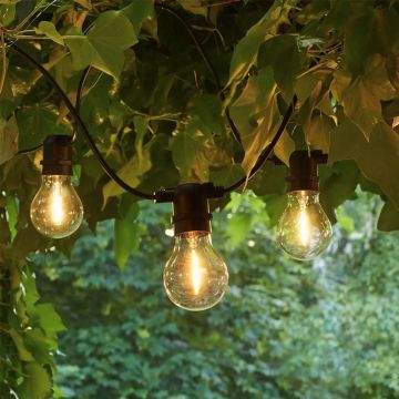 Lyskæde 9,5 meter inkl 10 store pærer