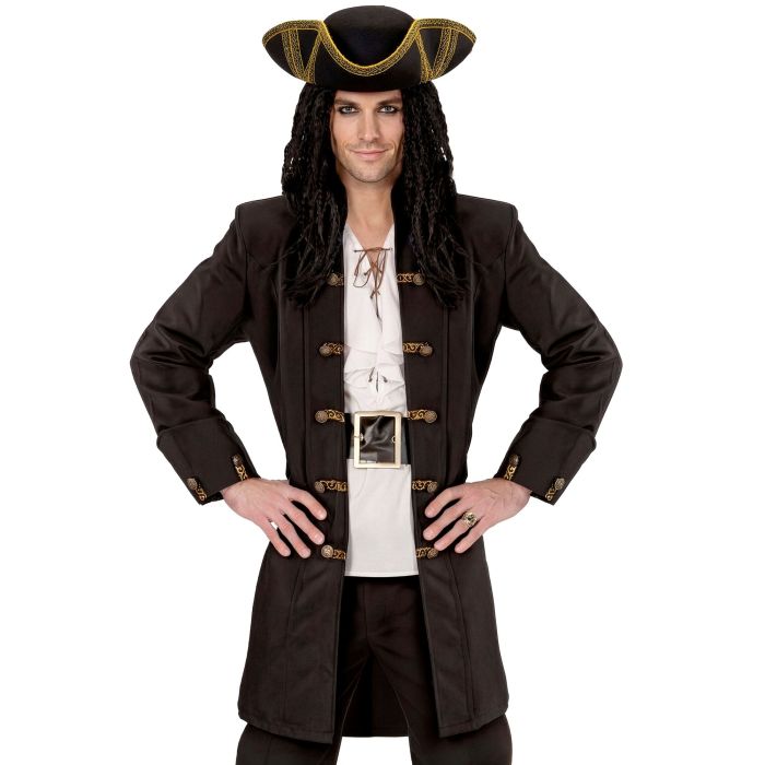 Piratkaptajn-frakke til herre
