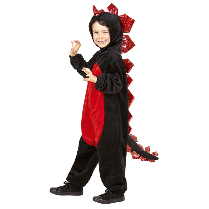 Dinosaurkostume med hætte til børn