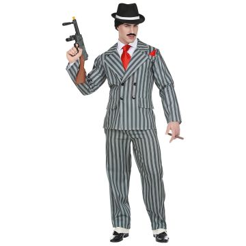 Gangster kostume til herrer i læderlook
