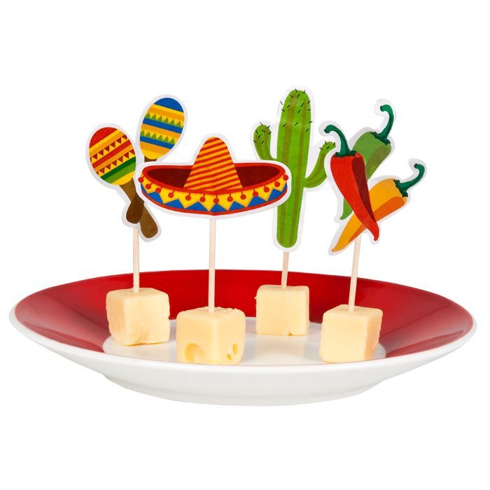 Mexicanske madpinde 12x - 9 cm