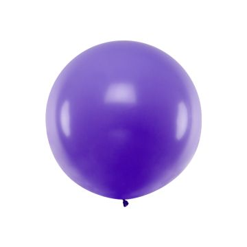 Kæmpe Pastel Lilla ballon - 1 meter