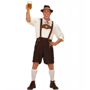 Oktoberfest kostume mænd - 4 dele 