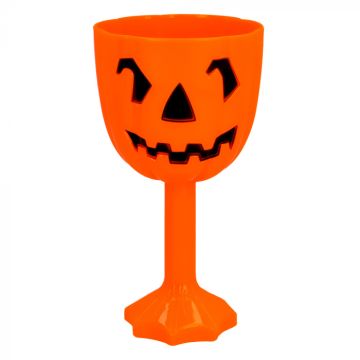 Græskar pokal plastik kop - 375 ml