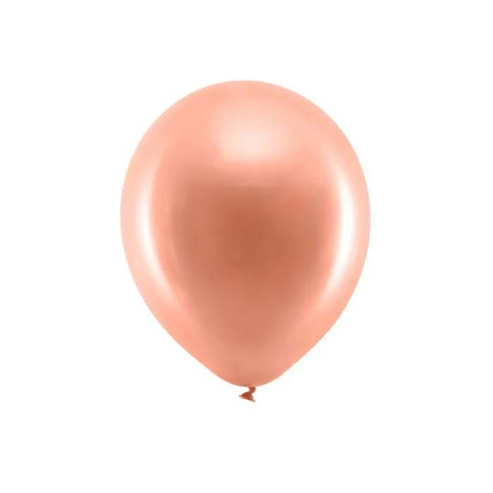 Metallic mat rose gold balloner 10x - 30 cm 