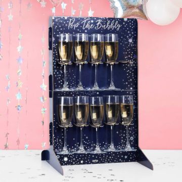 Champagne glas holder til 10 glas - 60 cm
