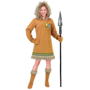 Eskimo kostume til damer - 3 dele