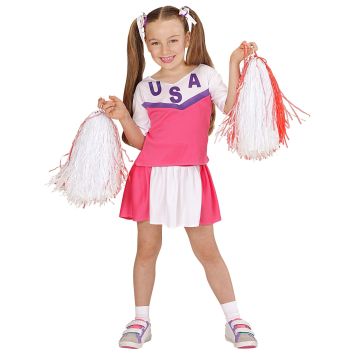 USA cheerleader kostume til piger