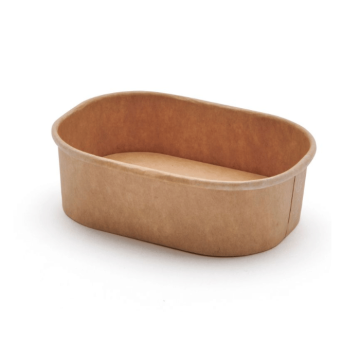 150 ml pap skål 50x engangs rektangulær