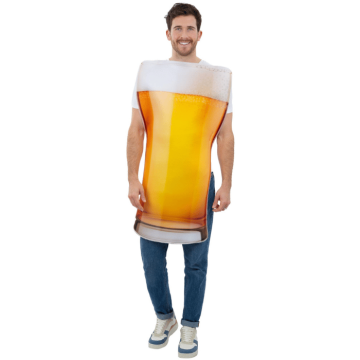Øl glas kostume unisex