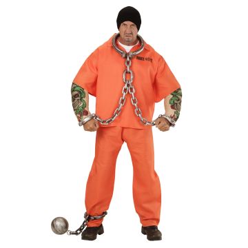 Fangekostume med tatoverede arme