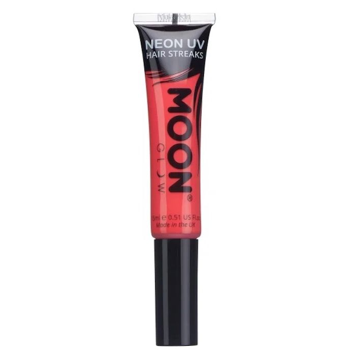 Neon UV Hårfarve Intens Rød 15 ml Moon Creations