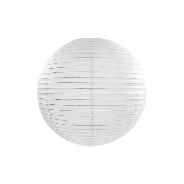 Hvid Papirs Lanterne - 45 cm