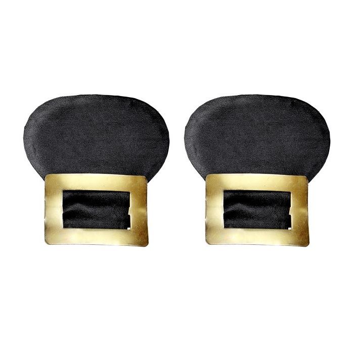Skospænder Guld Læder Look