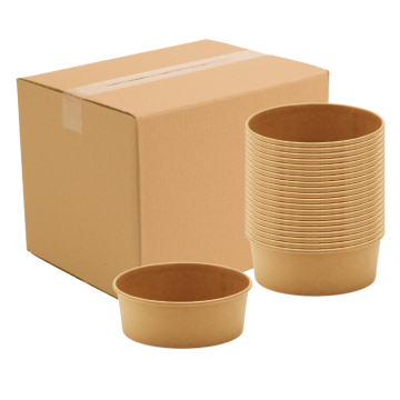1200 ml skål 300x engangs papbowle
