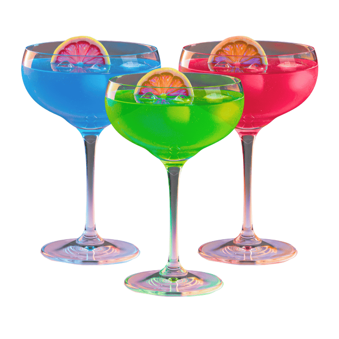Coupe cocktailglas 4x - 240 ml