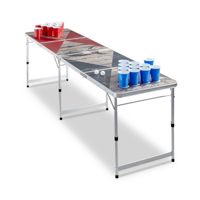 Beer Pong Bord Afterski PartyVikings - Officielle mål