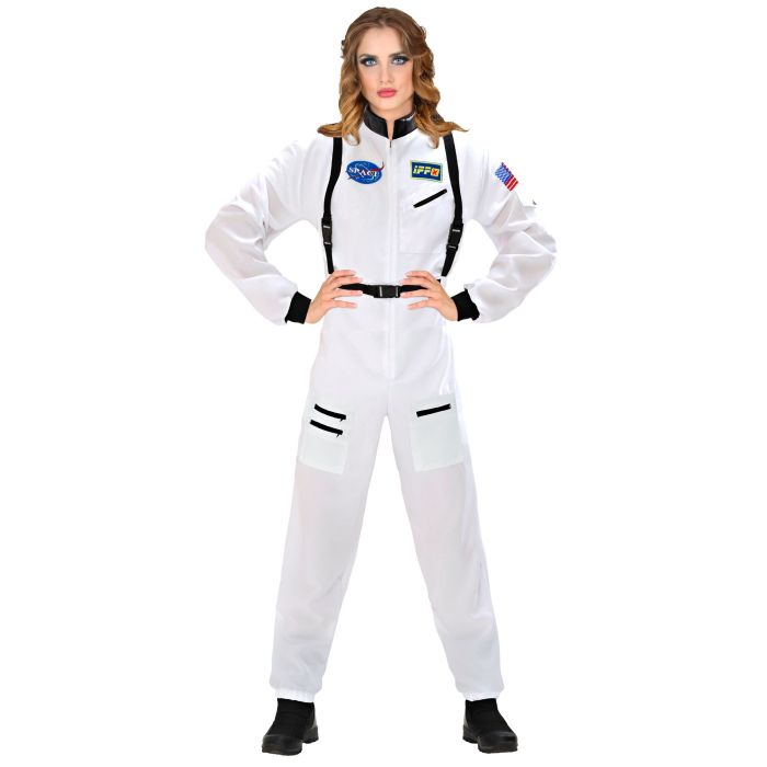 Hvidt astronautkostume til damer