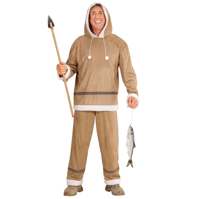 Eskimo kostume til herrer med anorak