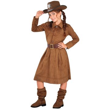 Frynset cowgirlkostume til piger