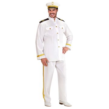 Kaptajnuniform med guldknapper
