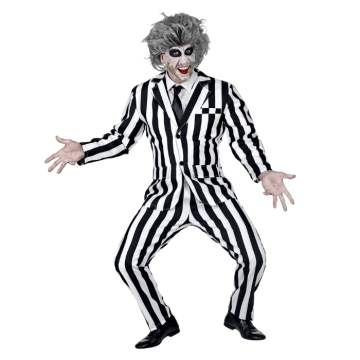 Jakkeset kostume med sort/hvid striber