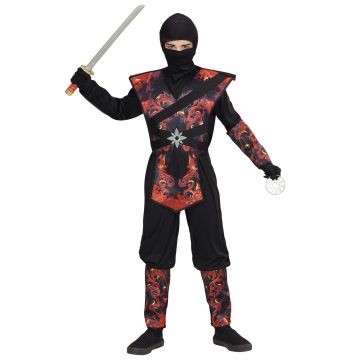 Ilddrage ninja kostume til drenge