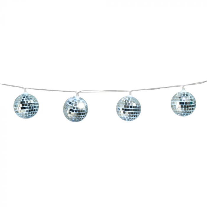 Diskokugle LED lyskæde - 140 cm
