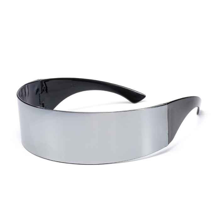 Solbriller spejl visir sort - onesize