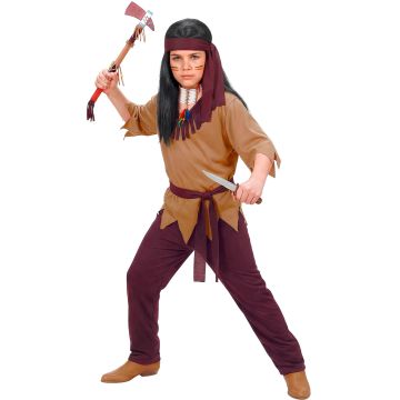Tappert indianer kostume til drenge