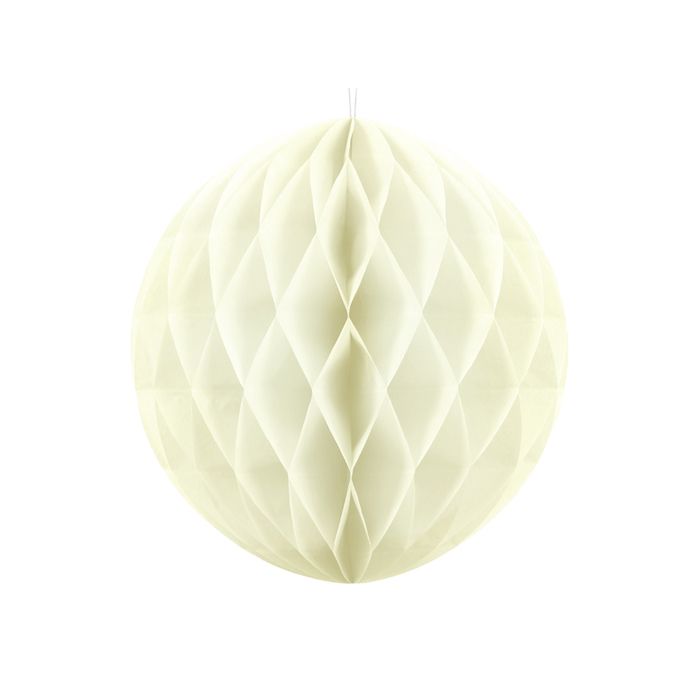 Creme hvid honeycomb - 40 cm