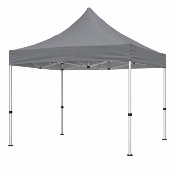 Pavillon Easy up stærk 3x3 m grå - 20 kg 