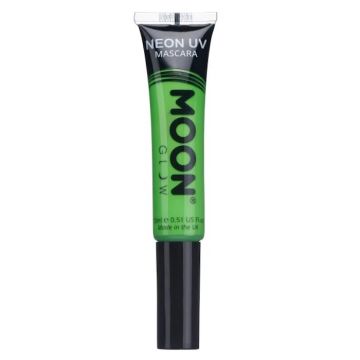 Neon UV Mascara Intens Grøn 15 ml Moon Creations