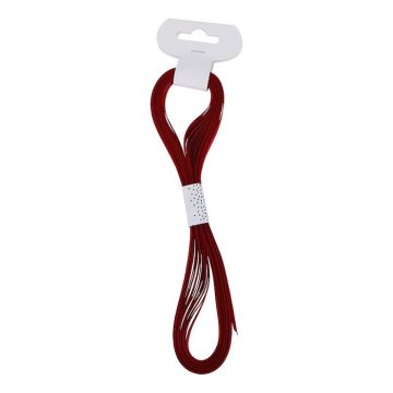 Gavebånd Ribbet Rød - 10 m 