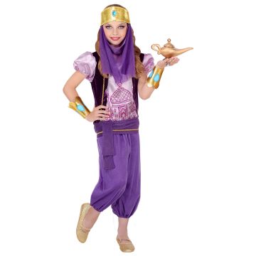 Arabisk prinsesse kostume til piger
