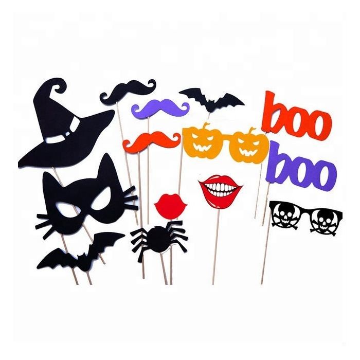 Photo Booth rekvisitter Halloween 30x