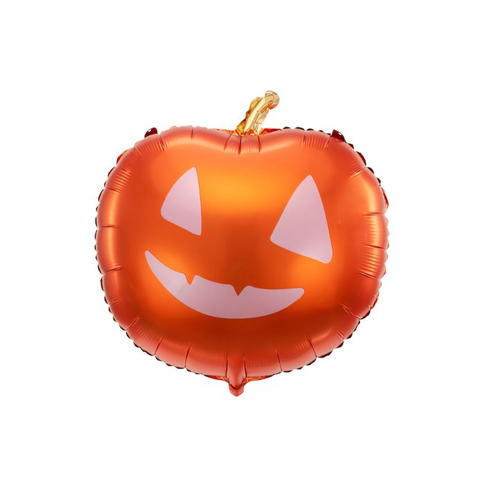 Græskar folie ballon -  Ø40 cm