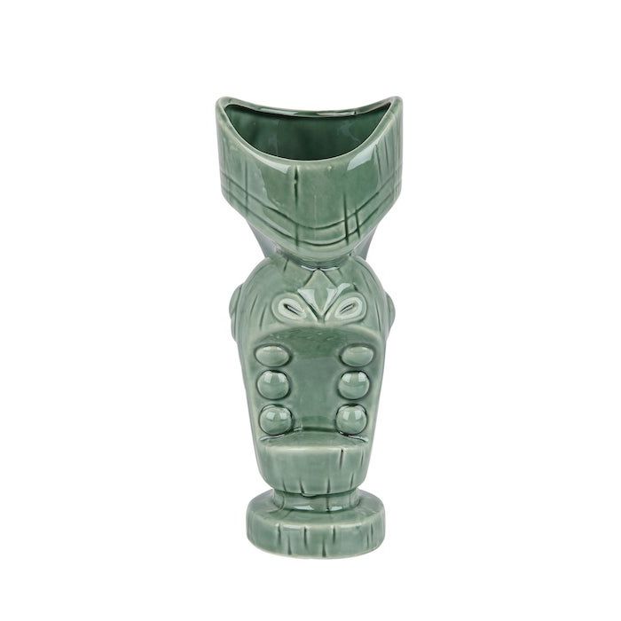Tiki Glas vase grøn - 600 ml
