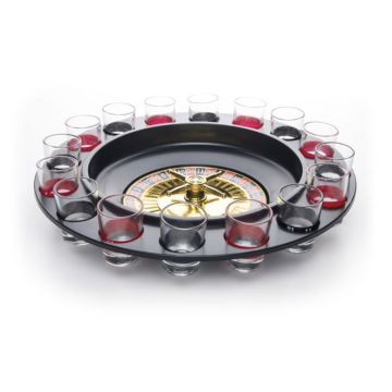 Shots Roulette inkl kugle og 16 shots