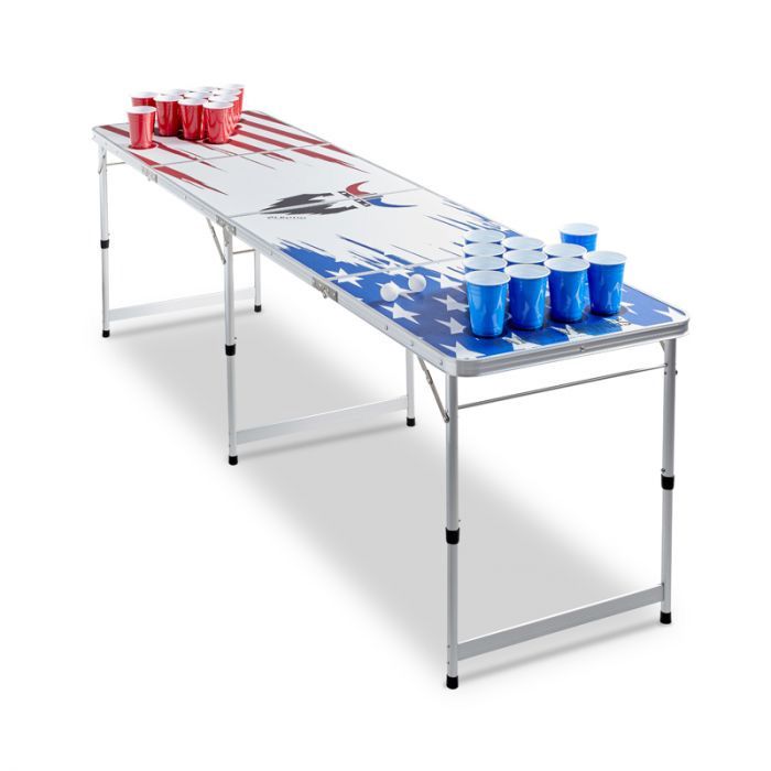 Beer Pong Bord USA PartyVikings - Officielle mål
