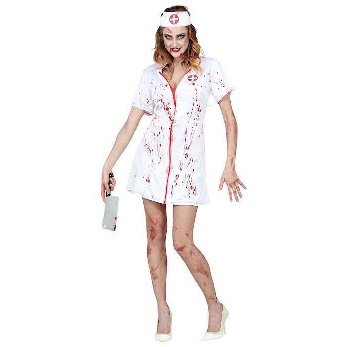 Zombie blodig sygeplejerske 